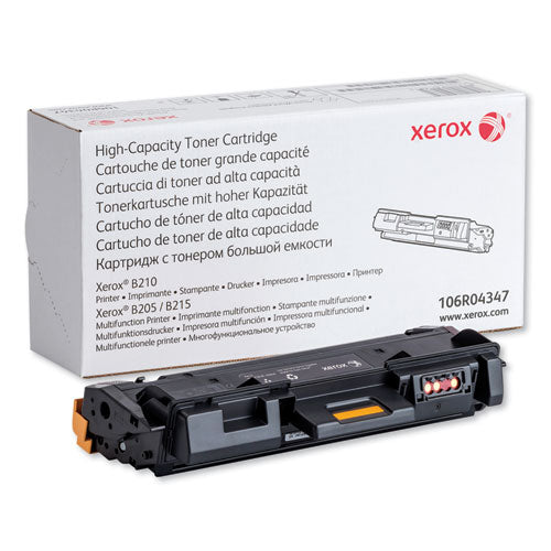 Image of Xerox® 106R04347 106r04347 High-Yield Toner, 3,000 Page-Yield, Black