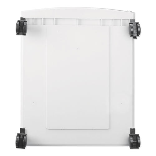 Image of Storex 61310B01C Two-Drawer Mobile Filing Cabinet, 2 Legal/letter-Size File Drawers, Gray, 14.75" X 18.25" X 26"