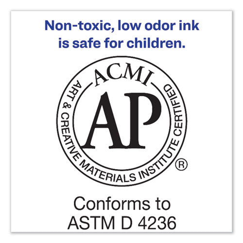 Image of Avery® 24148 Marks A Lot Extra-Large Desk-Style Permanent Marker, Extra-Broad Chisel Tip, Black (24148)