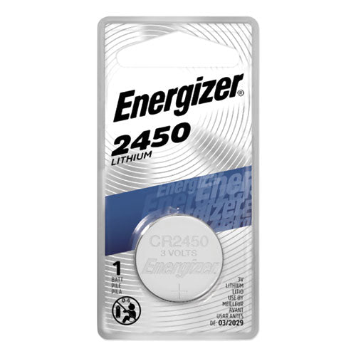 Image of Energizer® ECR2450BP 2450 Lithium Coin Battery, 3 V