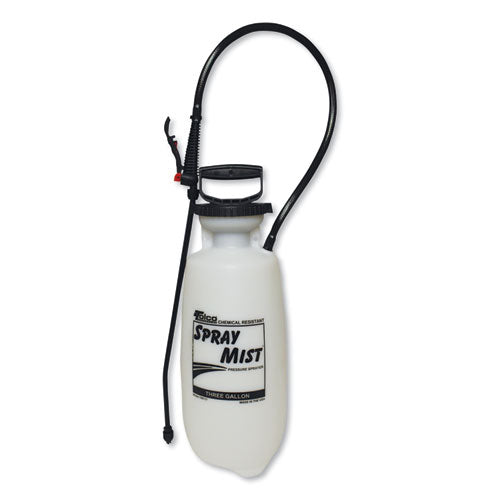 Image of TOLCO® 150013 Chemical Resistant Tank Sprayer, 3 gal, 0.63" x 30" Hose, White