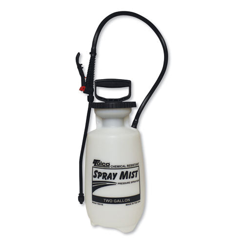 Image of TOLCO® 150012 Chemical Resistant Tank Sprayer, 2 gal, 0.63" x 28" Hose, White