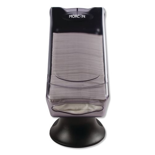 Image of Morcon Tissue NT555 Valay Tower Napkin Dispenser, 8 x 17.25 x 13, Black