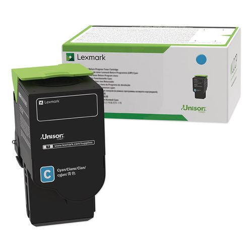 Image of Lexmark 78C1XCE 78c1xce Extra High-Yield Toner, 5,000 Page-Yield, Cyan
