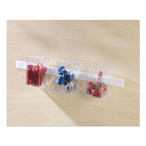 Image of VELCRO® Brand 90082 Sticky-Back Fasteners With Dispenser, Removable Adhesive, 0.75" X 15 Ft, White