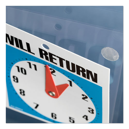 Image of VELCRO® Brand 91302 Sticky-Back Fasteners, Removable Adhesive, 0.63" Dia, Clear, 75/pack