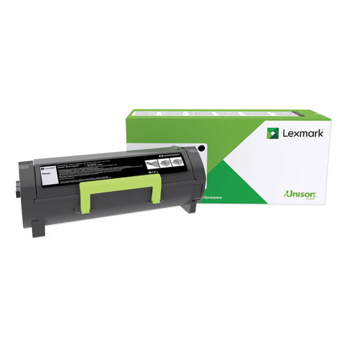 Image of Lexmark 50f1x0e Extra High-Yield Toner, 10,000 Page-Yield, Black