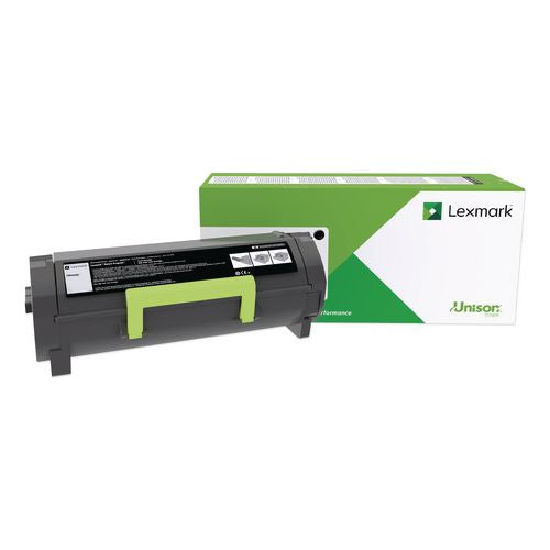 Image of Lexmark 60F1H0E 60f1h0e High-Yield Toner, 10,000 Page-Yield, Black