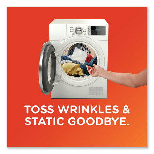 Image of Bounce® 02664 Fabric Softener Sheets, Coin Vend, Outdoor Fresh Scent, 2 Sheets/Box, 156 Boxes/Carton