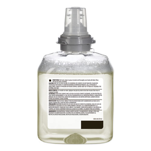 Image of GOJO® 5665-02 Tfx Green Certified Foam Hand Cleaner Refill, Unscented, 1,200 Ml, 2/carton