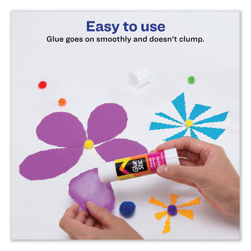 Image of Avery® 00196 Permanent Glue Stic, 1.27 Oz, Applies White, Dries Clear