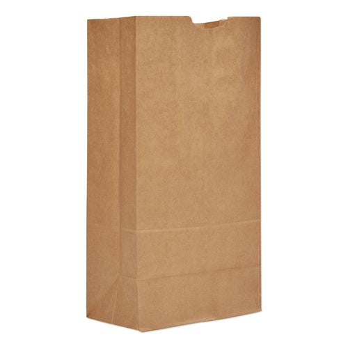 Image of Ross & Wallace Paper Products 100320500PK/BL Grocery Paper Bags, 20# Size, 40# Basis Weight, 8.25" x 5.25" x 16.13", Kraft, 500/Bundle