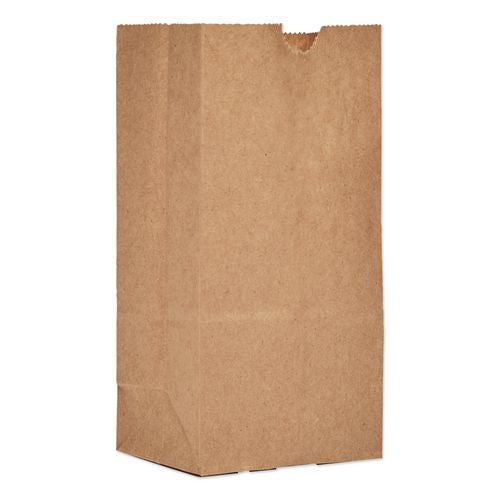 Image of Ross & Wallace Paper Products 100301500PK/BL Grocery Paper Bags, 1# Size, 30# Basis Weight, 3.5" x 2.25" x 6.63", Kraft, 500/Bundle