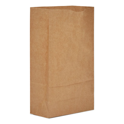 Image of Ross & Wallace Paper Products 130306500PK/BL Grocery Paper Bags, 6# Size, Extra-Heavy-Duty, 50# Basis Weight, 5.88" x 3.63" x 11", Kraft, 500/Bundle