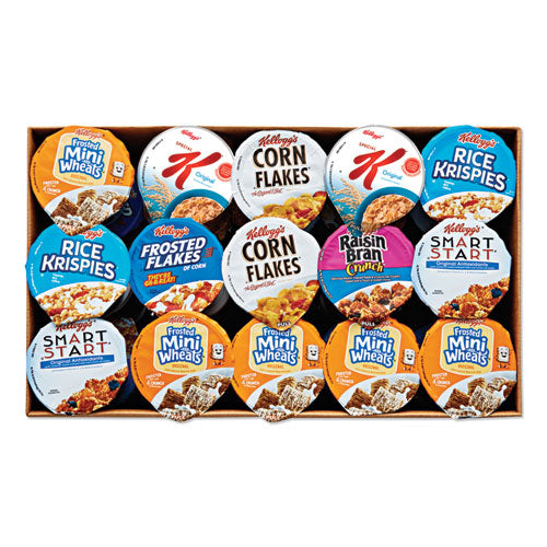 Image of Kellogg's® KEL12609 Breakfast Cereal - Single Serve, Classic Assortment, 2.1 Oz Cup, 60/carton