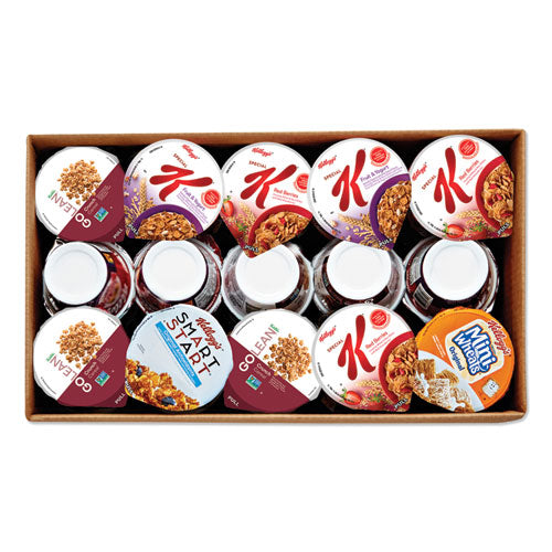 Image of Kellogg'sÂ® Breakfast Cereal - Single Serve, Classic Wellness Assortment, 2.2 Oz Cup, 60/carton