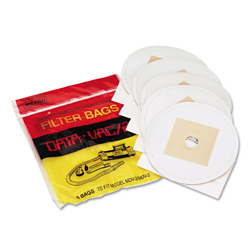 Image of DataVac® 120-516736 Disposable Bags for Pro Data-Vac Cleaning Systems, 5/Pack