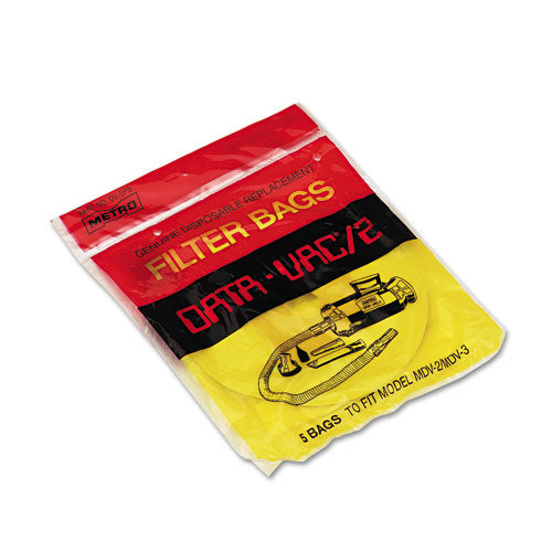 Image of DataVac® 120-516736 Disposable Bags for Pro Data-Vac Cleaning Systems, 5/Pack