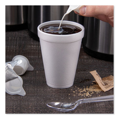 Image of Dart® 12J12 Foam Drink Cups, 12 oz, White, 25/Bag,  40 Bags/Carton
