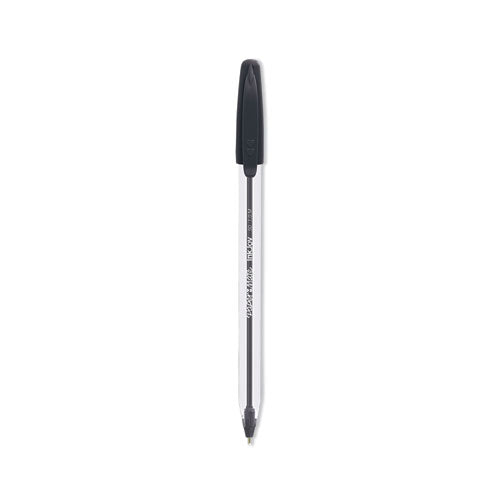 Image of Paper Mate® 2013154 Inkjoy 50st Ballpoint Pen, Stick, Medium 1 Mm, Black Ink, Clear Barrel, Dozen