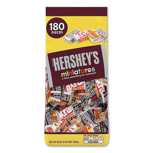 Image of Hershey®'s 209-00053 Miniatures Variety Pack, Assorted, 56 Oz
