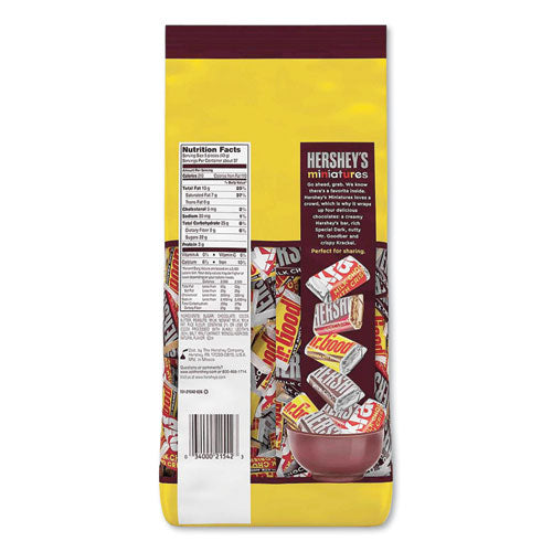 Image of Hershey®'s 209-00053 Miniatures Variety Pack, Assorted, 56 Oz