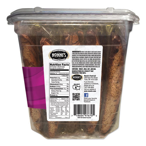 Image of Nonni's® NSD97920 Biscotti, Salted Caramel, 0.85 Oz Individually Wrapped, 25/pack