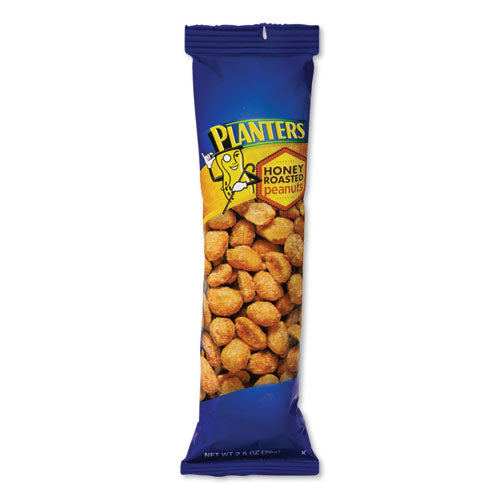 Image of Planters® GEN01652 Honey Roasted Peanuts, 2.5 Oz Tube, 15/box