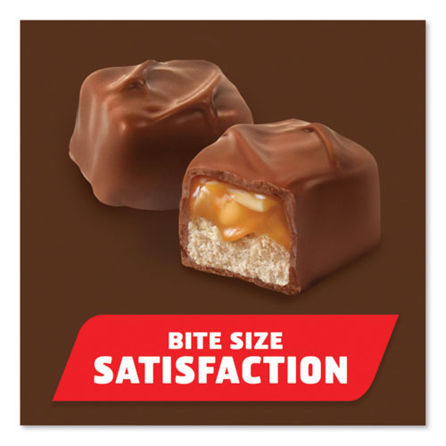 Image of Snickers® MMM01502 Minis Size Chocolate Bars, Milk Chocolate, 4.4 Oz Pack, 12 Packs/carton
