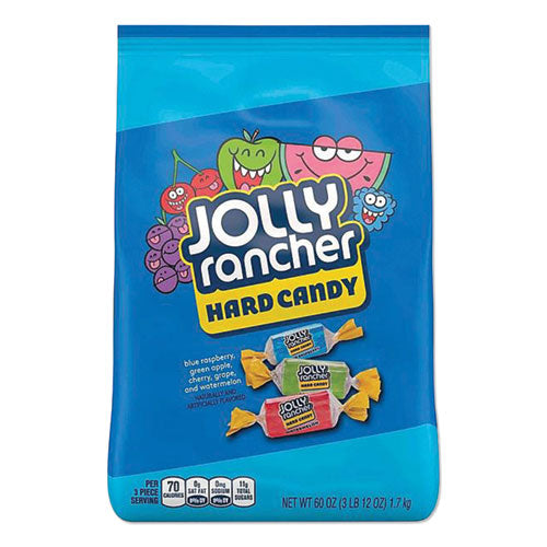 Image of Jolly Rancher® HEC15677 Original Hard Candy, Assorted, Individually Wrapped, 60 oz