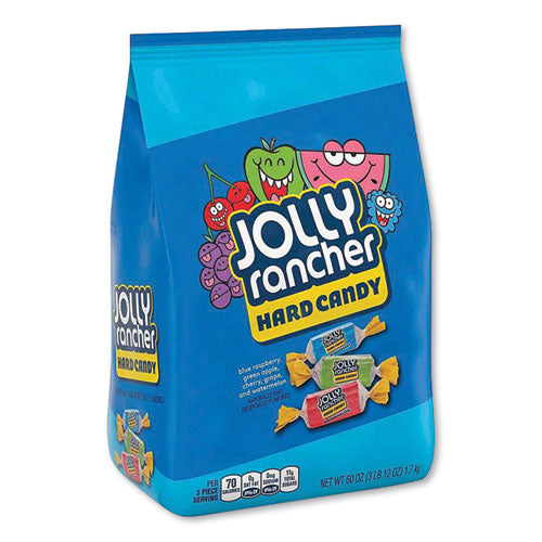 Image of Jolly Rancher® HEC15677 Original Hard Candy, Assorted, Individually Wrapped, 60 oz