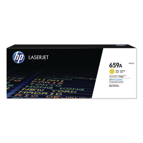 Image of HP W2012A HP 659a, (w2012a) Yellow Original Laserjet Toner Cartridge