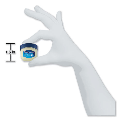 Image of Vaseline® 20677EA Lip Therapy, Original Flavor, 0.25 oz Plastic Flip-Top Container