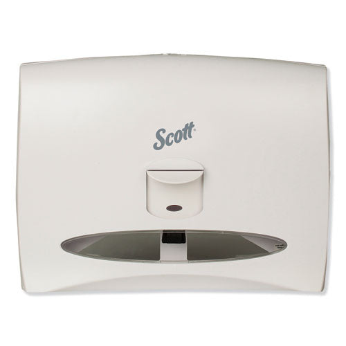 Image of Scott® 09505 Personal Seat Cover Dispenser, 17.5 X 2.25 X 13.25, White