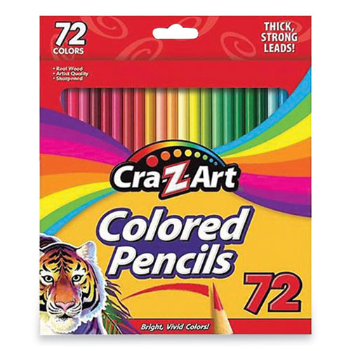 Image of Cra-Z-Art® 10402-24 Colored Pencils, 72 Assorted Lead and Barrel Colors, 72/Box