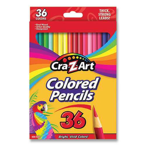 Image of Cra-Z-Art® 10438WM-36 Colored Pencils, 36 Assorted Lead and Barrel Colors, 36/Box