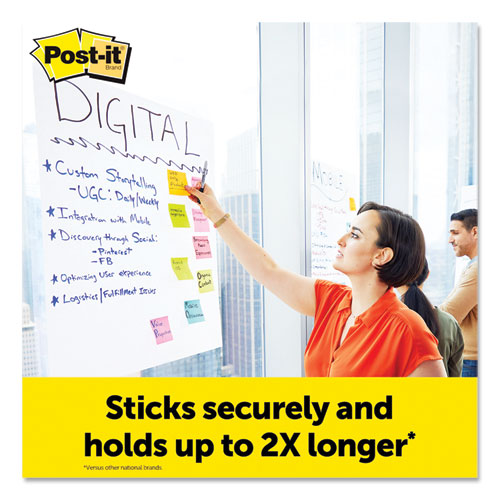 Image of Post-it® Easel Pads Super Sticky 559VAD8PK Vertical-Orientation Self-Stick Easel Pads, Unruled, (30) White 25 x 30 Sheets, 8/Pack