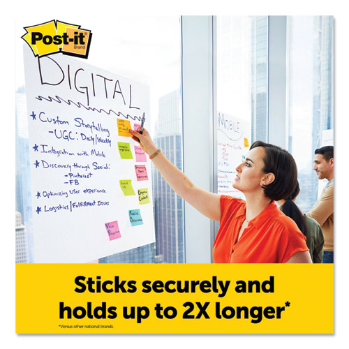 Image of Post-it® Easel Pads Super Sticky 559 VAD20 3PK Vertical-Orientation Self-Stick Easel Pads, Unruled, (30) White 25 x 30 Sheets, 3/Pack