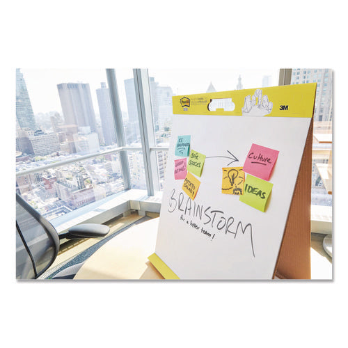 Image of Post-it® Easel Pads Super Sticky 563 VAD 4PK Original Tabletop Easel Pad with Self-Stick Sheets, Unruled, (20) White 20 x 23 Sheets, 4/Pack