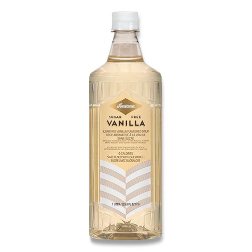 Image of Fontana® NES41282 Flavored Coffee Syrup, Sugar Free Vanilla, 1 L Bottle