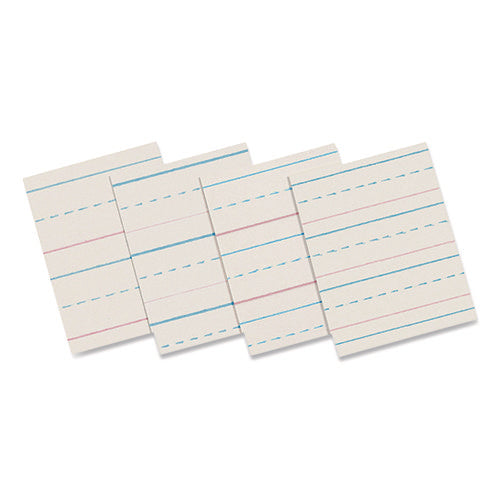 Image of Pacon® PZP2612 Multi-Program Handwriting Paper, 30 lb Bond Weight, 1/2" Long Rule, Two-Sided, 8 x 10.5, 500/Pack