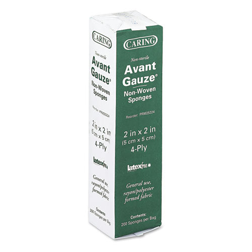 Image of Medline PRM25224 Gauze Sponges, Non-Sterile, 4-Ply, 2 X 2, 200/box
