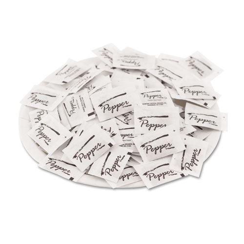 Image of Diamond Crystal SUG09288 Pepper Packets, 0.1 Grams, 3,000/carton