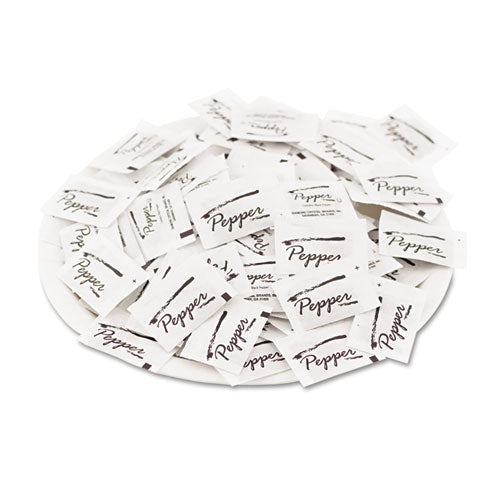 Image of Diamond Crystal SUG09288 Pepper Packets, 0.1 Grams, 3,000/carton