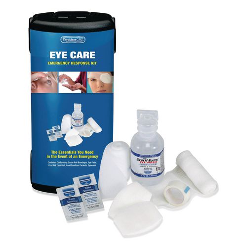 Image of PhysiciansCare® by First Aid Only® 90142 First Responder Eye Care First Aid Kit, Plastic Case