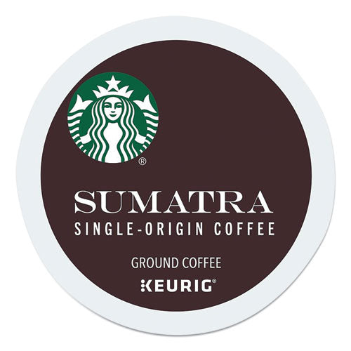 Image of Starbucks® 12565254 Sumatra Coffee K-Cups, Sumatra, 0.4 oz K-Cup, 96/Box