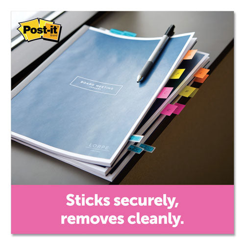 Image of Post-it® Flags 680-EG-ALT Page Flags In Portable Dispenser, Assorted Brights, 60 Flags/pack