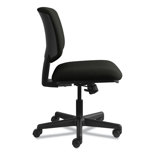 Image of HONÂ® Volt Series Leather Task Chair, Supports Up To 250 Lb, 18" To 22.25" Seat Height, Black