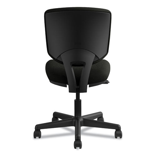 Image of HONÂ® Volt Series Leather Task Chair, Supports Up To 250 Lb, 18" To 22.25" Seat Height, Black