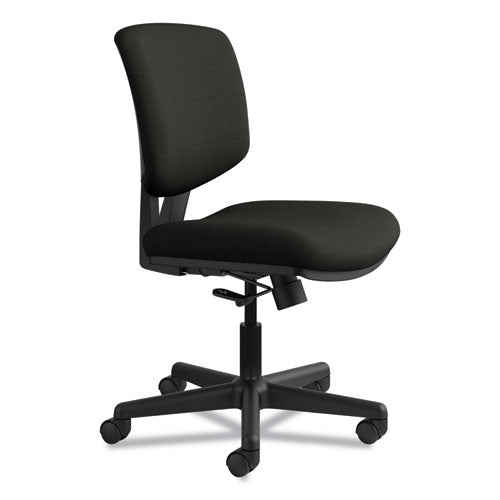 Image of HONÂ® Volt Series Leather Task Chair, Supports Up To 250 Lb, 18" To 22.25" Seat Height, Black